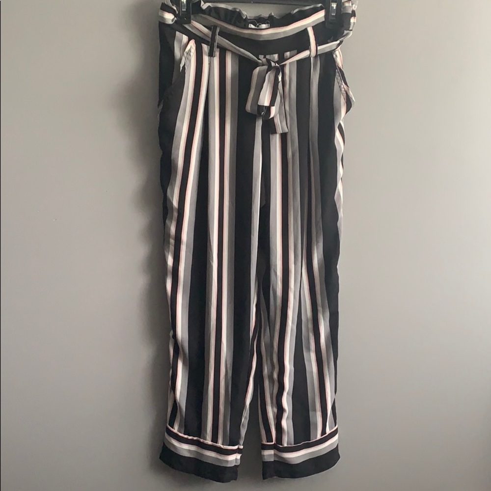 striped pants
